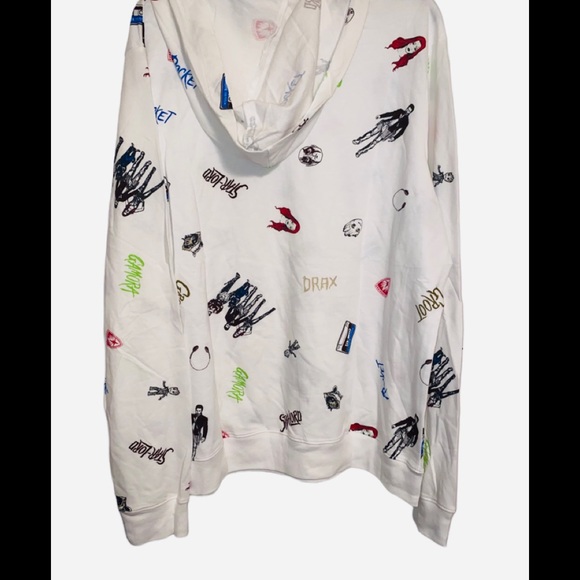 DLR Marvel Guadians of the galaxy character icon all over print hoodie sz XS,2X - Picture 5 of 6